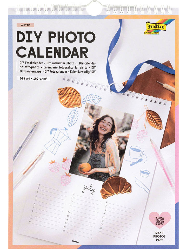 folia PAPER Fotokalender-Bastelset - ab 3 Jahren - onesize