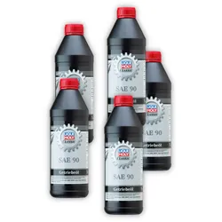 5x Getriebeöl LIQUI MOLY 20816 Classic SAE 90 Schaltgetriebe Getriebe Öl 1 Liter
