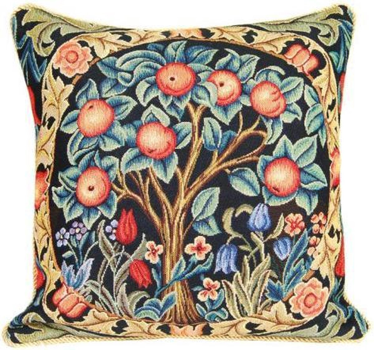 Signare Kussenhoes Gobelin William Morris - Oranje