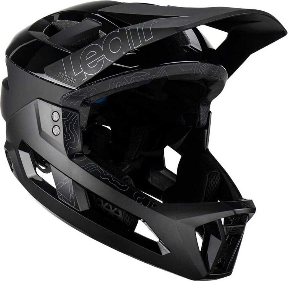 Leatt Enduro 3.0 Downhillhelm Schwarz L Schwarz L