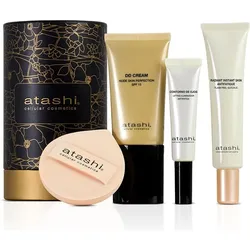Atashi, Beauty Geschenkset, DD Cream Nude Skin Perfection mit SPF15 Medium Tones und Firming Eye Contour Illuminator 50m (Gesichtspflege Set)