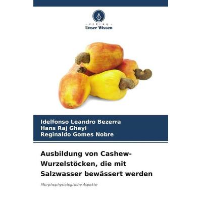 Ausbildung von Cashew-Wurzelstöcken, die mit Salzwasser bewässert werden, Taschenbuch von Idelfonso Leandro Bezerra,Hans Raj Gheyi,Reginaldo Gomes