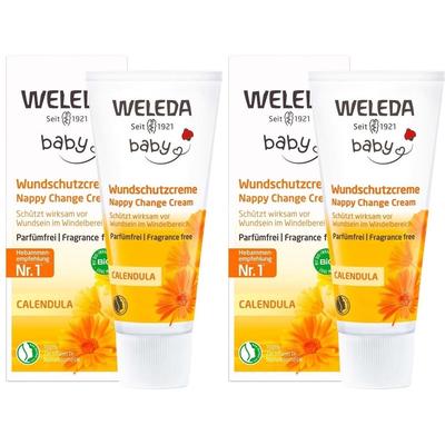 2x Weleda Calendula Wundschutzcreme parfümfrei 2x75 ml Creme