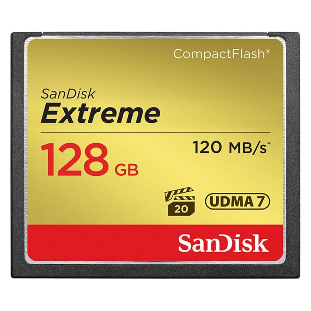 Sandisk Extreme Compact Flash, 800x (128 GB, CF) (SDCFXS-128G-X46)
