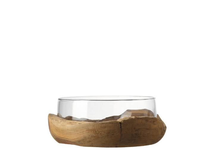 Schale LEONARDO 28 cm 1 Stück, Tran , transparent, H:11cm Ø:28cm, Glas, Schüsseln, Schale