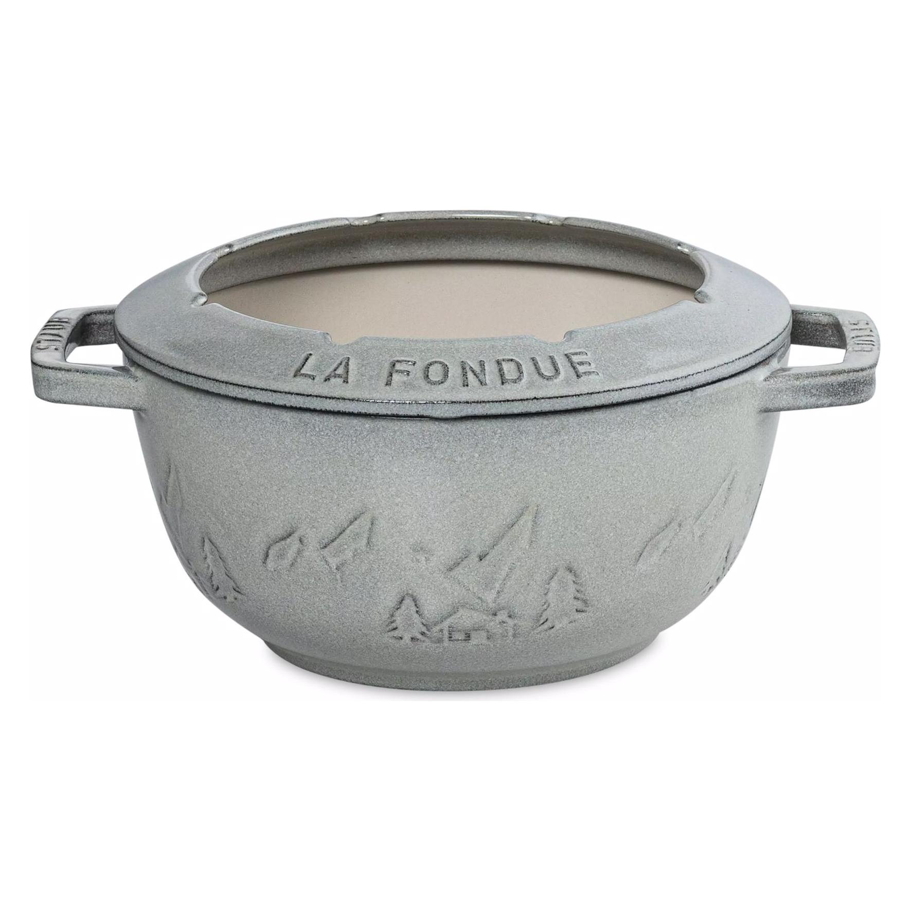 Staub Fondue Set (Fondue Bourguignonne, Fondue Chinoise, Käsefondue, Schokoladenfondue) (40505-354-0)