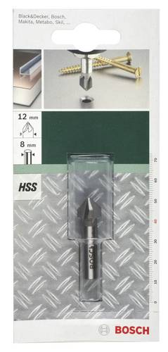 Bosch Accessories 2609255116 Kegelsenker 8mm HSS Zylinderschaft 1St.