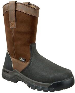"Carhartt 11"" Wellington Rugged Flex WP MT - Mens 14 Black Boot W"