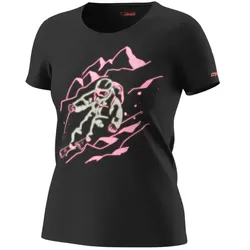 Dynafit Blacklight Cotton Damen T-Shirt Kurzarm Black Out Gr. S