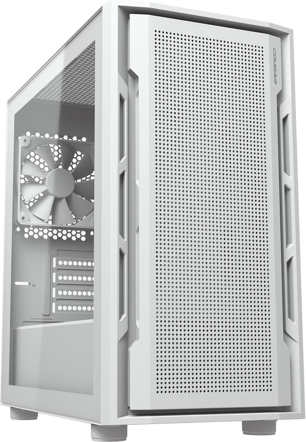 COUGAR Gaming Uniface Mini Mini-tower Gaming PC Wit Micro ATX Mini-ITX Breedte: 16 cm