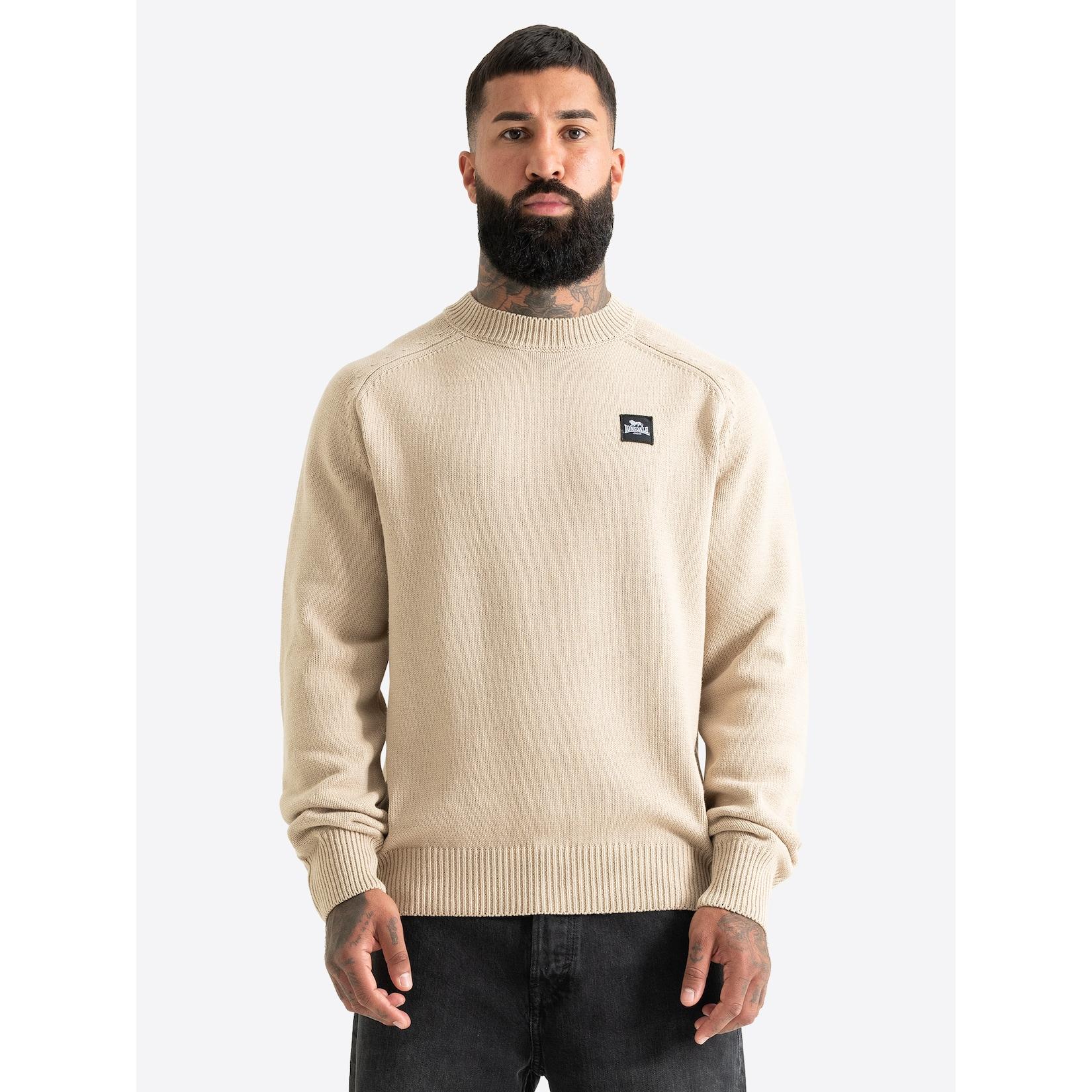 Lonsdale Herren gestrickter Pullover normale Passform SOUTHBURY