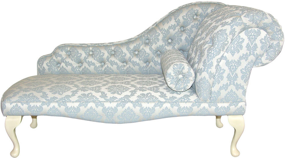 Fairmont Park Loretta Upholstered Chaise Lounge Cream/Zaffiro Liquer 74cm H X 138cm W X 57cm L