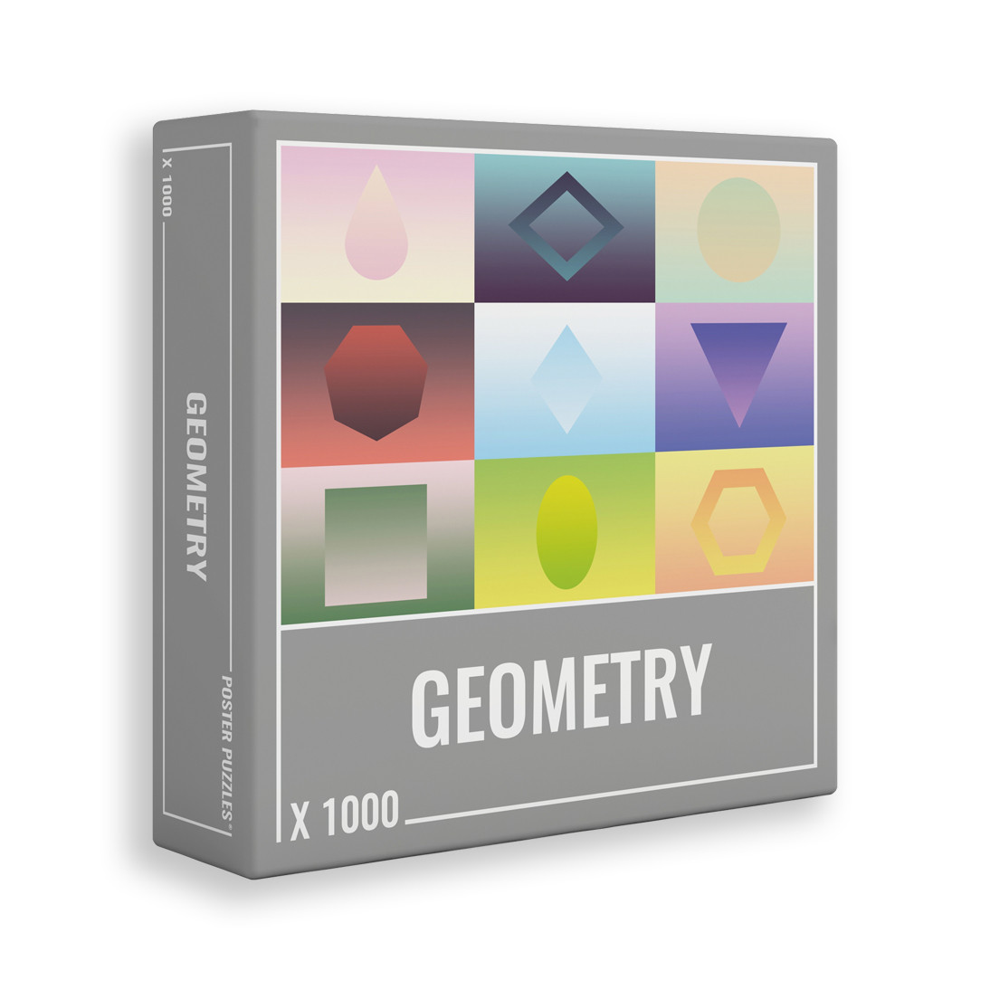 CLOUDBERRIES Puzzel Geometrie 1000 stukjes