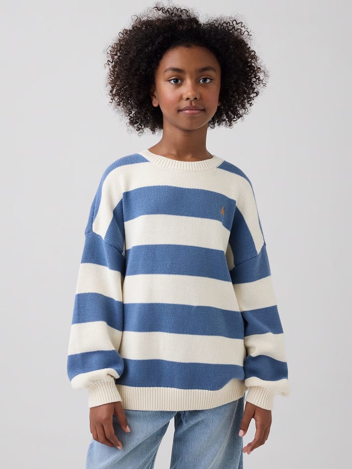 GAP Pullover in Blau/ Creme - 164/170