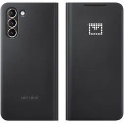 Samsung Smart LED View Cover EF-NG996 (Samsung Galaxy S21+), Smartphone Hülle, Schwarz