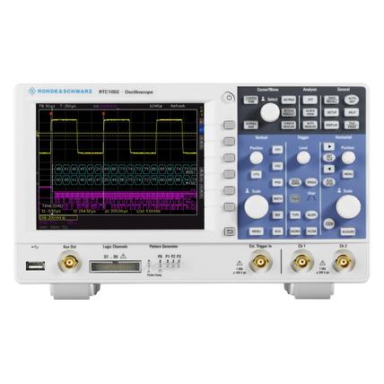 Rohde & Schwarz RTC1000 Oscilloscope, 300 MHz, 2ch, MSO (Oszilloskop) (RTC1K-302M)
