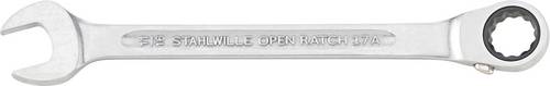 Stahlwille 41473838 OPEN RATCH 17a 11/16 15° Maul-Ringratschenschlüssel