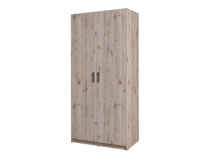 Lomadox Schlafzimmer Kleiderschrank 2-türig, 92cm breit, Eiche, SELAWIK-166
