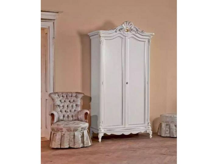 JVmoebel Kleiderschrank Holzschrank im klassischen Stil mit luxuriösem Design (3-St., Nur Kleiderschrank) Made in Europa