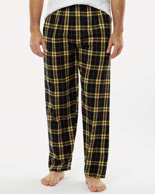Boxercraft BM6624 Men's Harley Flannel Pant in Black/Gold size 3XL   Cotton