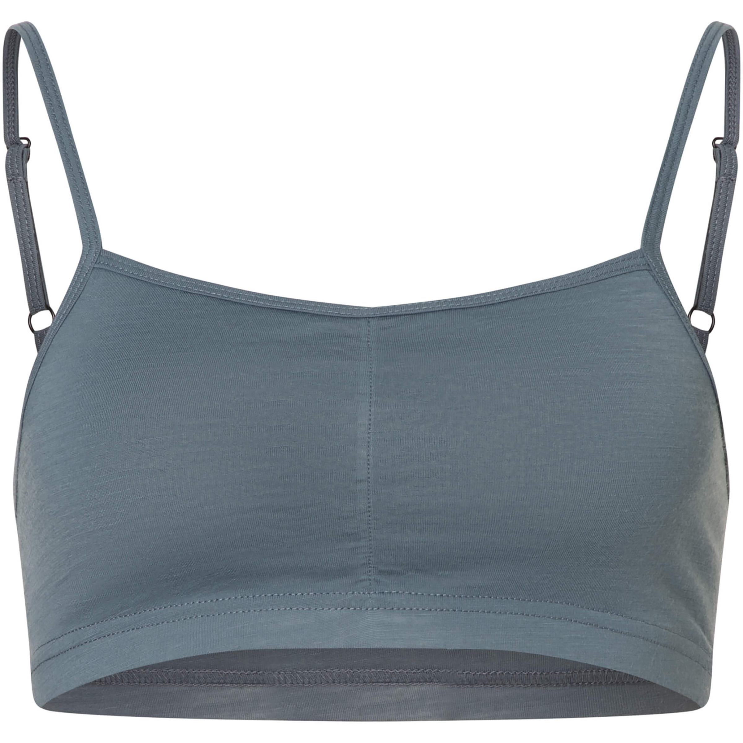 Super.Natural Cosy Sport BH Damen Sport-BHs blau Größe XL Hautfreundlich Merinowolle
