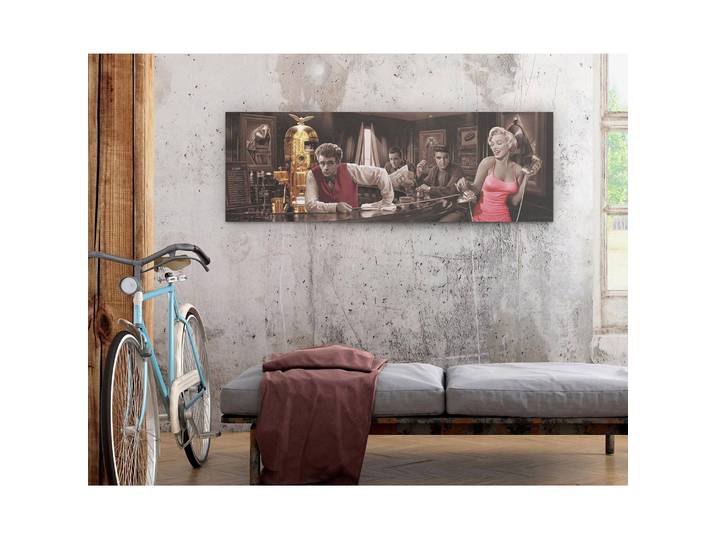 home24 Afbeelding Chris Consani Canvas: papier Frame: MDF wit/grijs 156 x 52 x 2cm