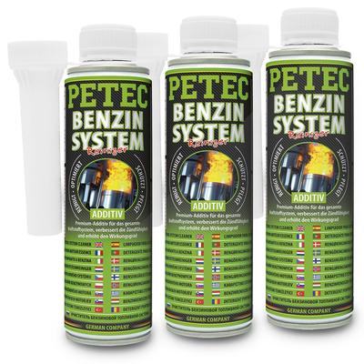 Petec 3x 300 ml Benzinsystemreiniger [Hersteller-Nr. 80750]