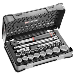 FACOM Steckschluessel-Set 1/2 12-Kant 23-tlg