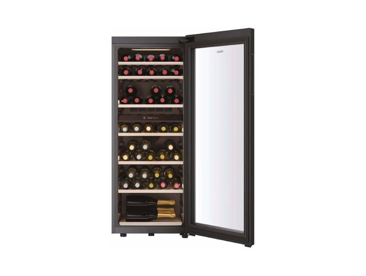 Haier HWS78TGDFH1SW Weinkühlschrank Schwarz rechts