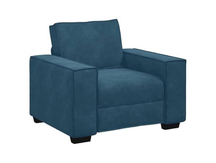 vidaXL Sessel Blau 100x78x84 cm Samt