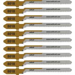 Wolfcraft 8018100 10 Stichsägeblätter Weichholz Kurvenschn 10 St.