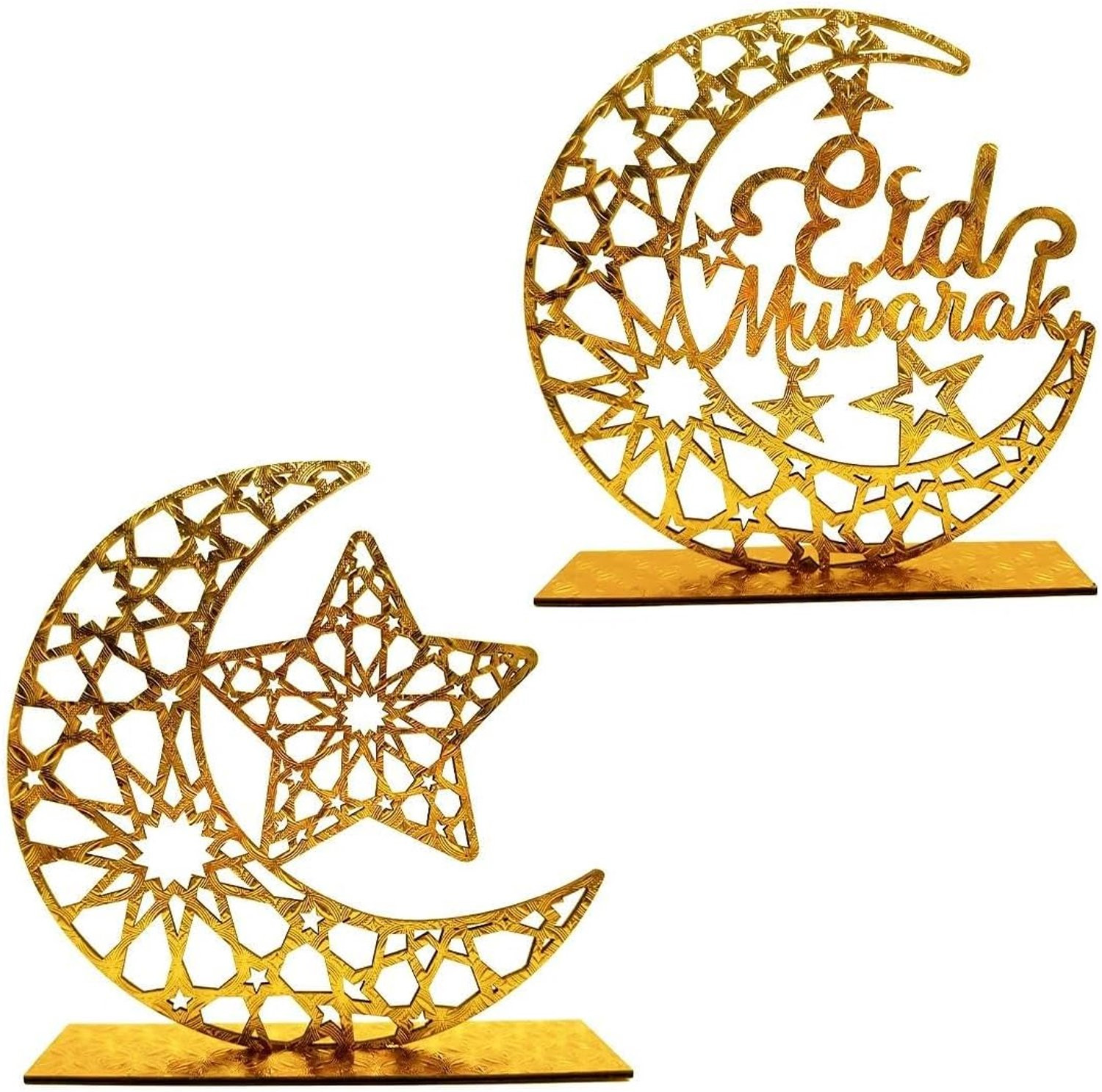 Homevero Tafeldecoratie 2 stuks Acryl Sterren Symbolisch Design