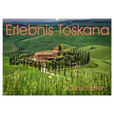 Erlebnis Toskana - Landschaften (Wandkalender 2027 DIN A2 quer), CALVENDO Monatskalender