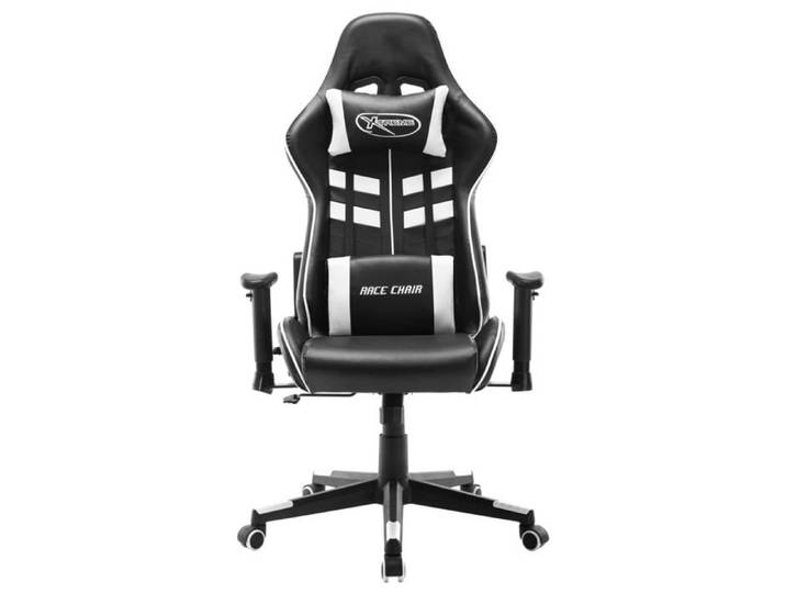 SOLO - TOP Chaise d'ordinateur - Noir et blanc Cuir artificiel LV10