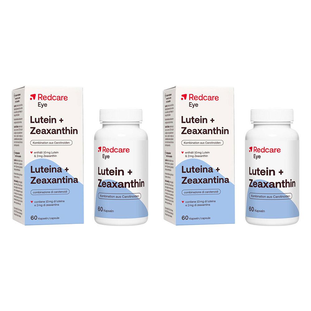 Redcare Eye Lutein + Zeaxanthin x2 2x60 St Kapseln