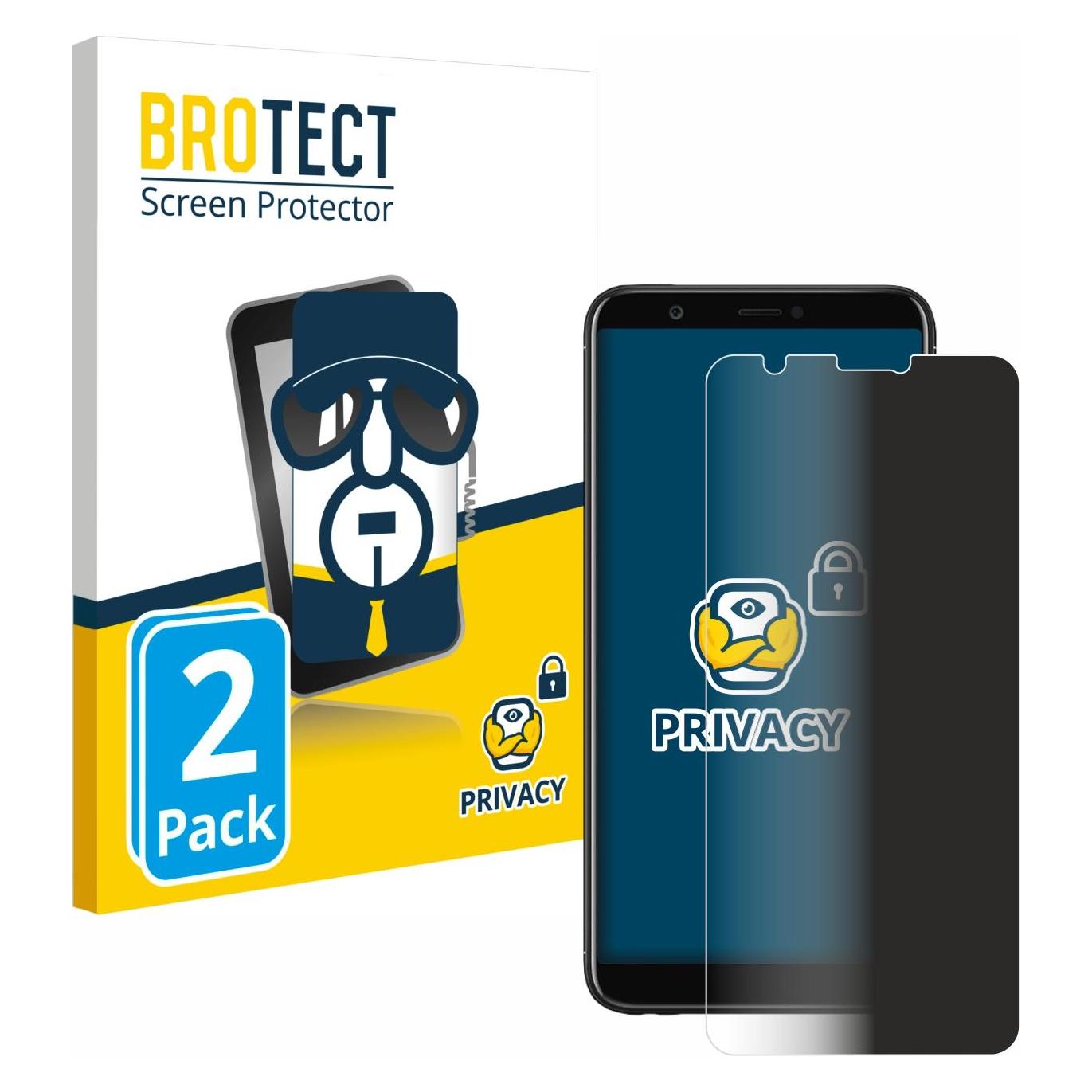 Brotect Sichtschutzfolie Anti-Spy Privacy Folie Blaulicht-Schutz (Huawei P Smart (2018)) (4333106)