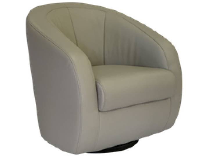 Fauteuil relax pivotant cuir Colin