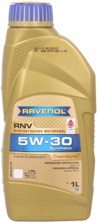 Motoröl RAVENOL 1111114 RNV 5W30 1L