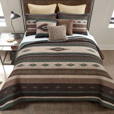 American Heritage Textiles Sierra Vista Mini Quilt Set Multi Warm, Twin, Multi Warm