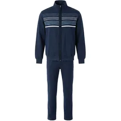Hajo, Herren, Sportshirt, Trainingsanzug Sportlich Bequem sitzend Homewear Set Premium Komfort (3XL), Blau