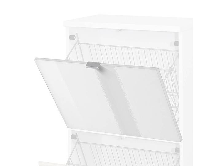 Porte abattante 52 x 42 x 1cm Blanc