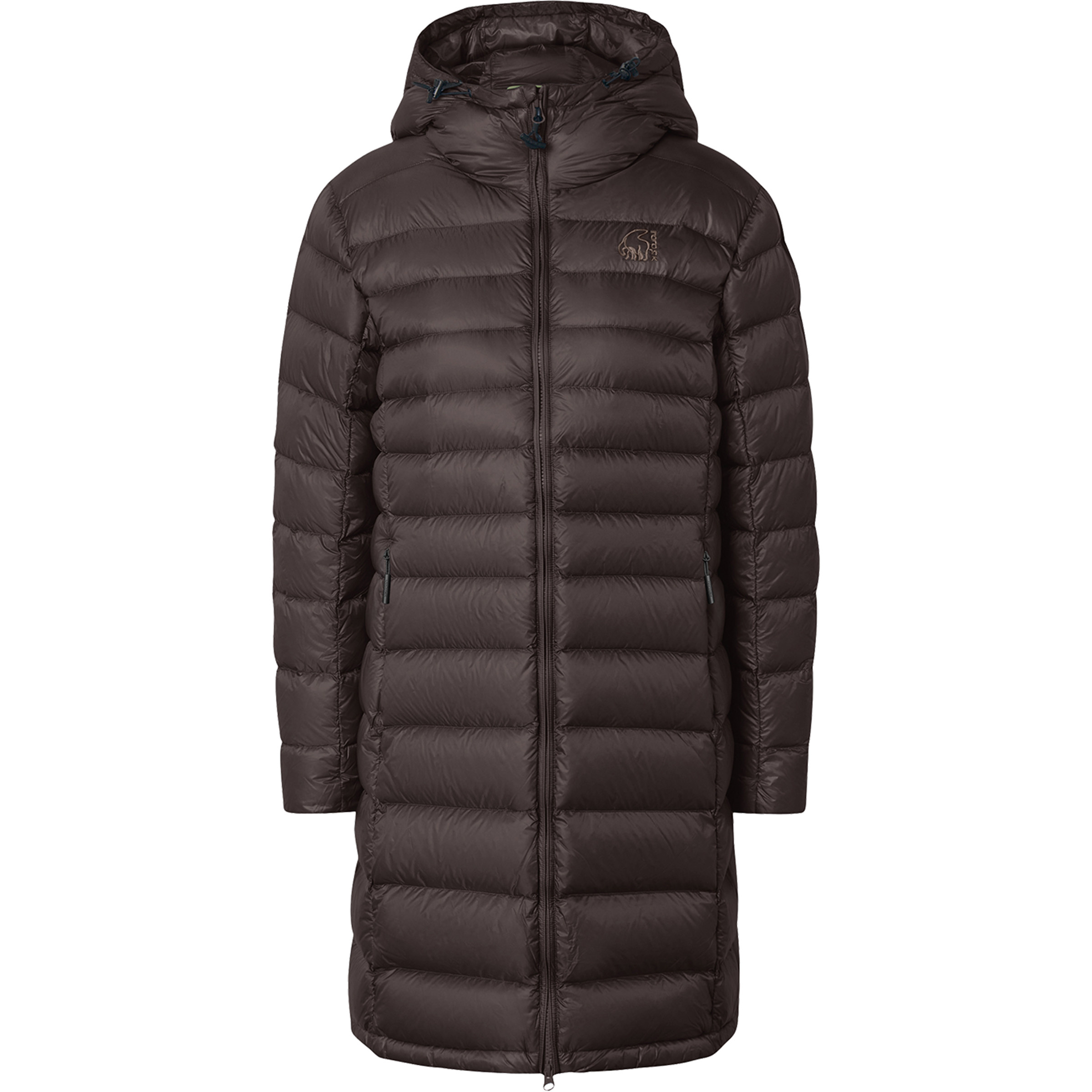 Nordisk Dagmar Down Mantel Damen Winterjacke braun Größe XS Lifestyle Klein verpackbar Wasserabweisend