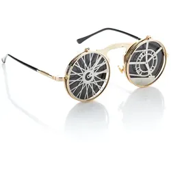 Brille "Steampunk", gold