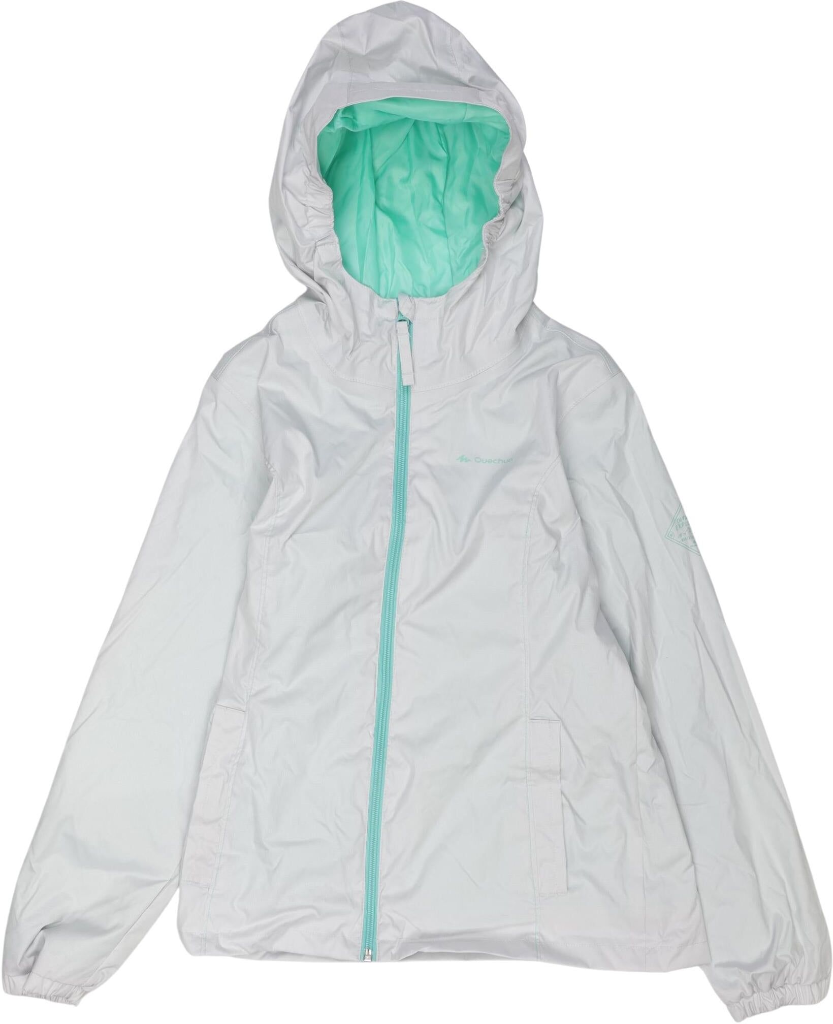 quechua Jungen Jacke oder Mantel, Hellgrün, Gr. EU 152, Synthetik - Second Hand
