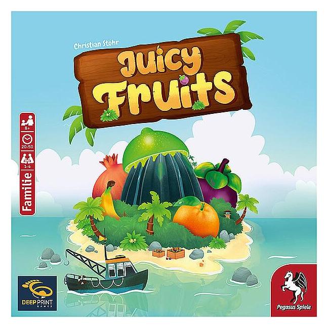 Pegasus 57802G - Juicy Fruits, Brettspiel, 1-4 Spieler, ab 8 Jahren (DE-Ausgabe) (Deutsch, 1 - 4 Spieler) (57802G)