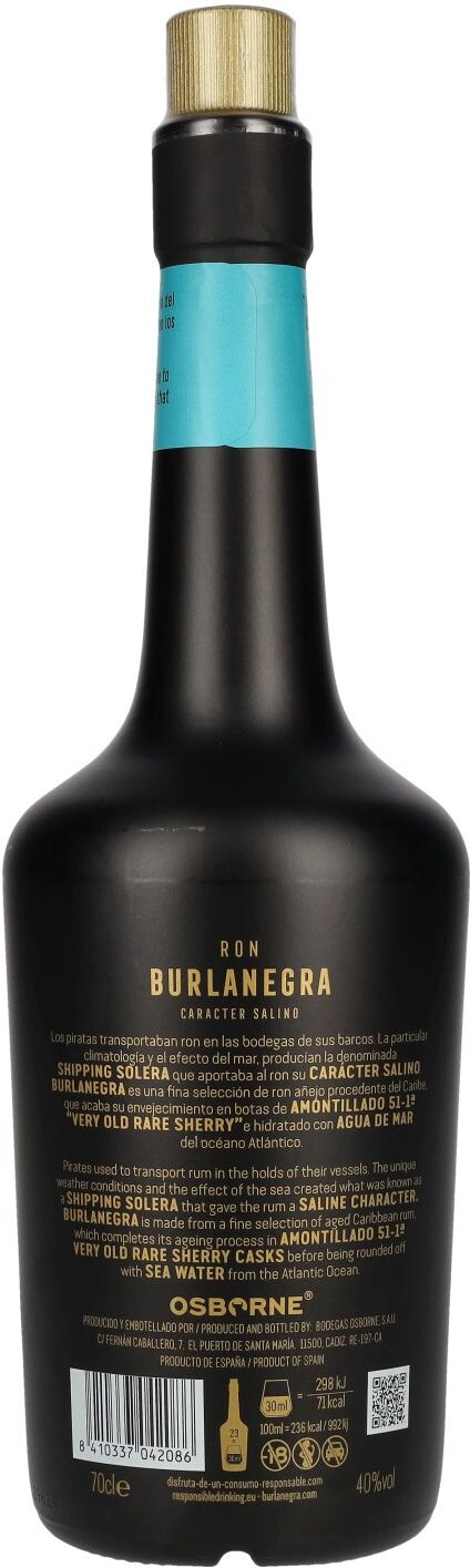 Ron Burla Negra 40% Vol. 0,7l