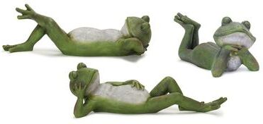 Melrose International Frog Figurine (Set of 3)