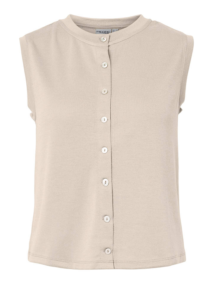 Pieces Weste in Beige - XS