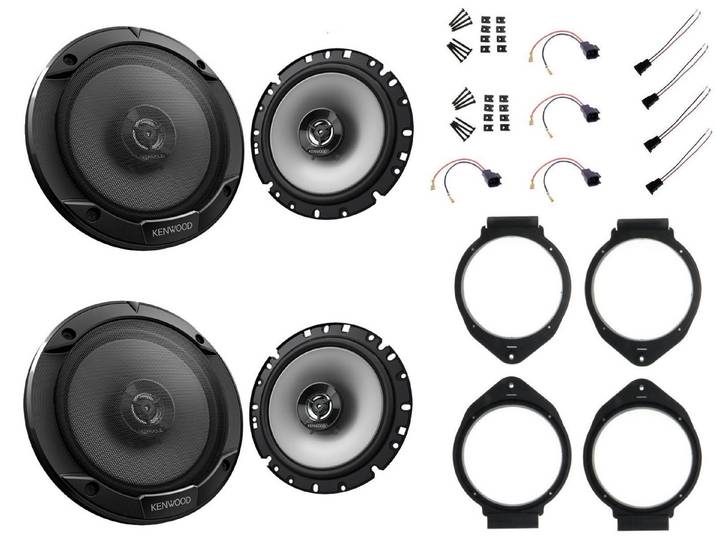 DSX Kenwood Lautsprecher Set für Opel Meriva B Tür Vorne hinten 600 W Auto-Lautsprecher (60 W)
