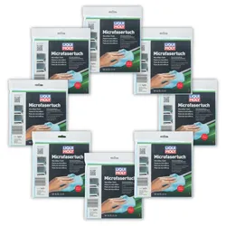 8x Microfasertuch LIQUI MOLY 1651 Poliertuch Reinigung Autowäsche Politur Glanz